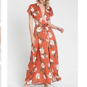 Magnolia Bloom Cutout Dress